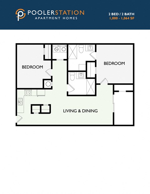 bedroom apartment floor plan | apartments for rent in pittsburgh pa | the alden